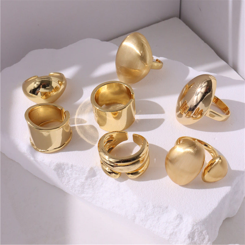 Geometric Open Ring for Women | Minimalist Design