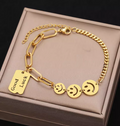 18K Gold-Plated Infinity Bracelet (One Piece)