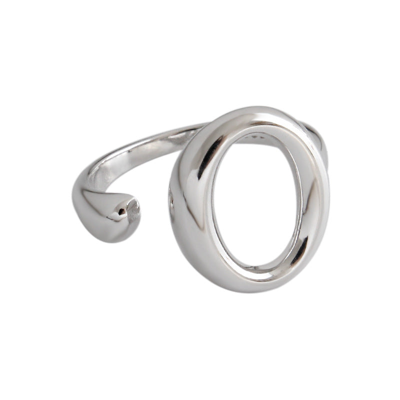 Oval Band Ring | Versatile Silver Minimalist Ring