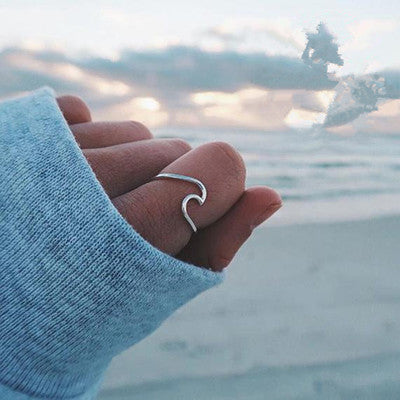Wave Ring | Minimalist Water Wave Design