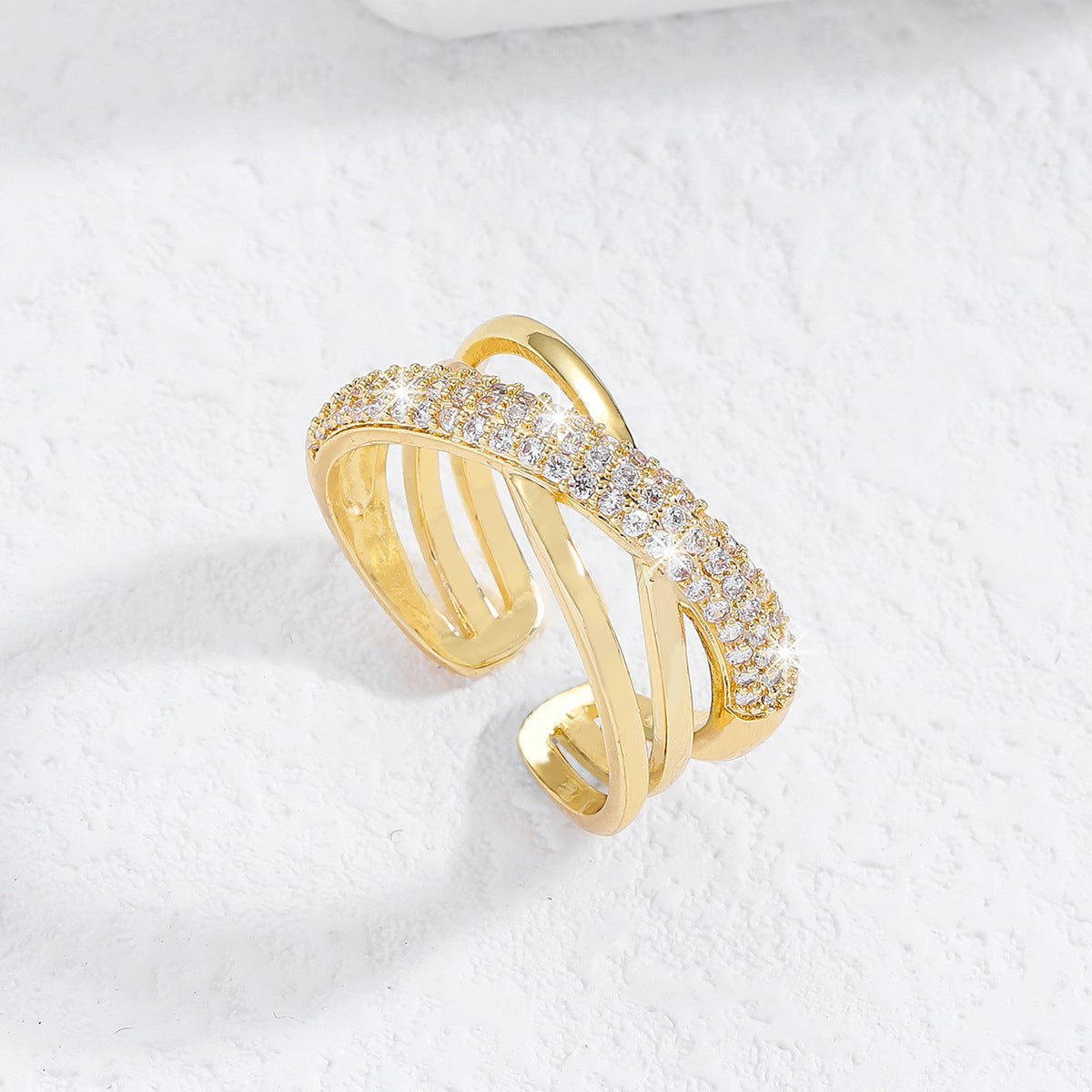 Minimalist Open Adjustable Ring for Women