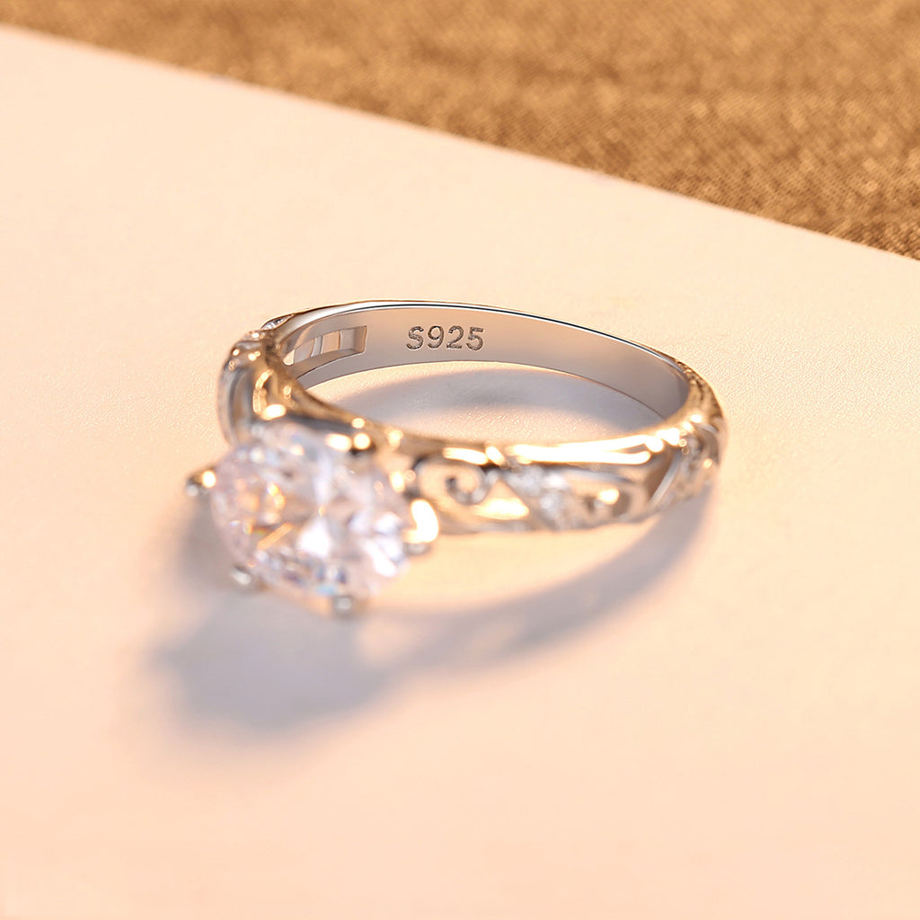 Egg-Shaped Minimalist Ring | S925 Silver