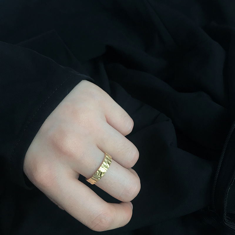 Textured Paper Ring | Personalized Gold & Silver