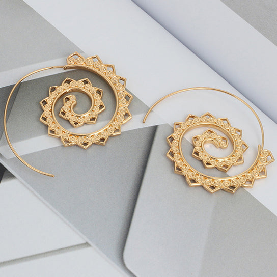 Summer Hoop Earrings Set | 2 Pairs of Trendy Gold Hoops