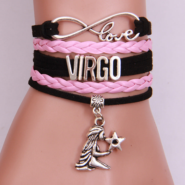 Zodiac Woven Bracelet | Adjustable Astrology Bracelet for All Signs