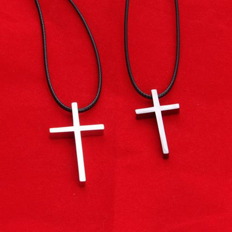 Emmanuel Couple Pendant - Stylish Cross Necklace