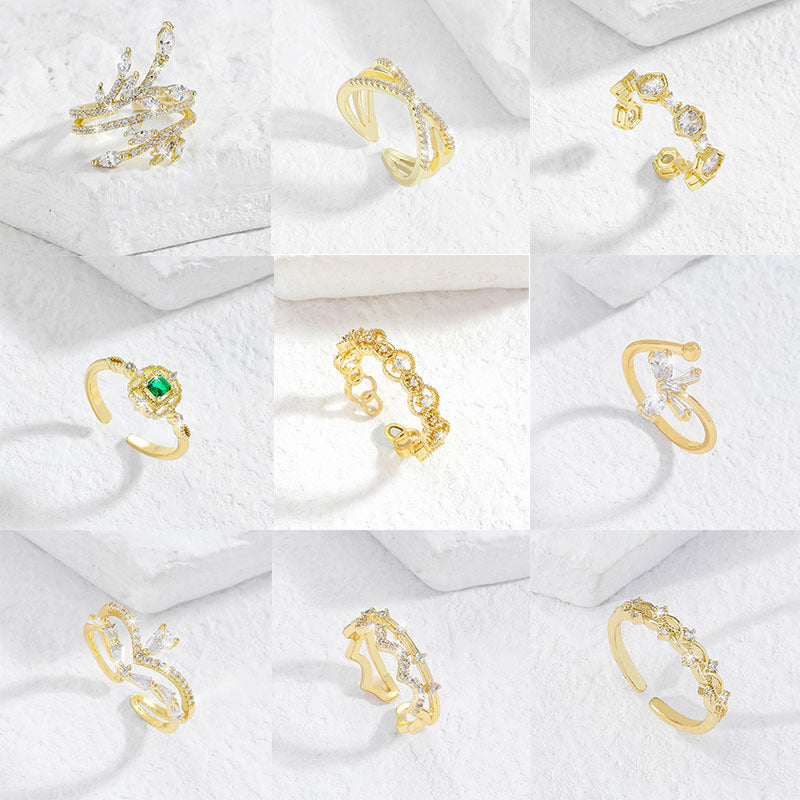 Minimalist Open Adjustable Ring for Women