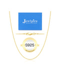 Jewlpire 14K Over Gold Chain Necklace for Women 1.1MM Cable Chain Gold Chain for Women Thin Womens Chain Necklaces Gold Chain 16 Inch