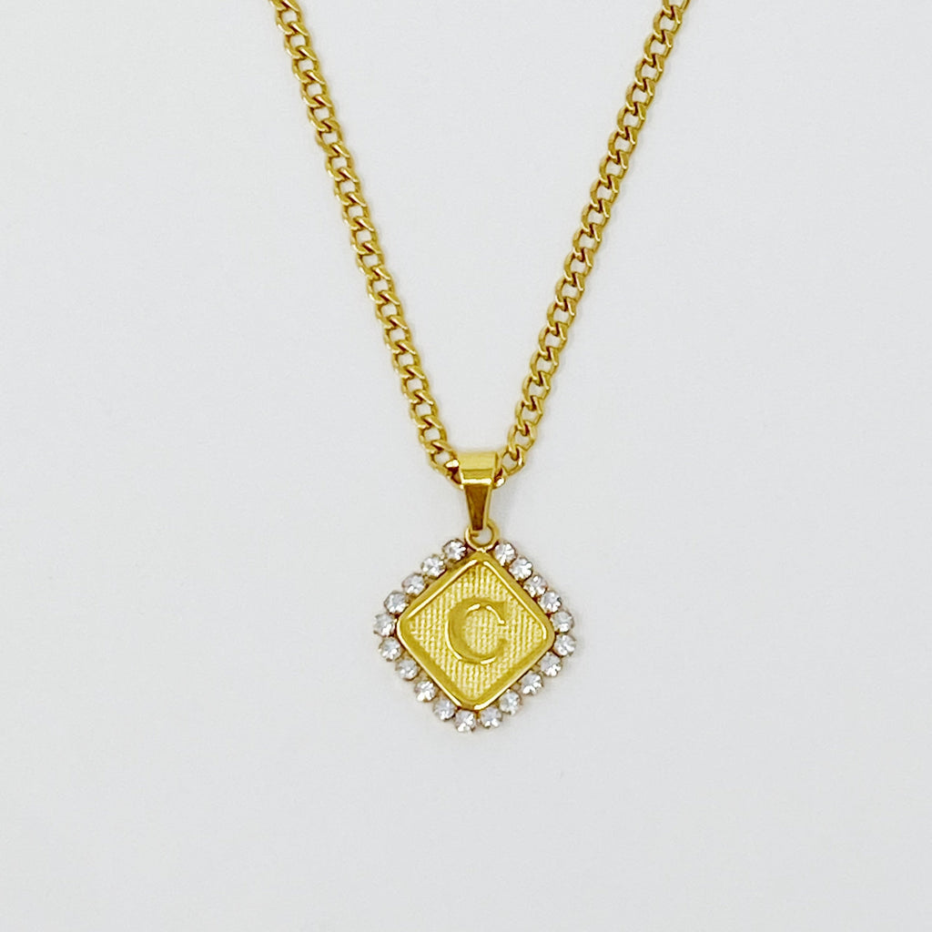 Aztec Delight Initial Necklace