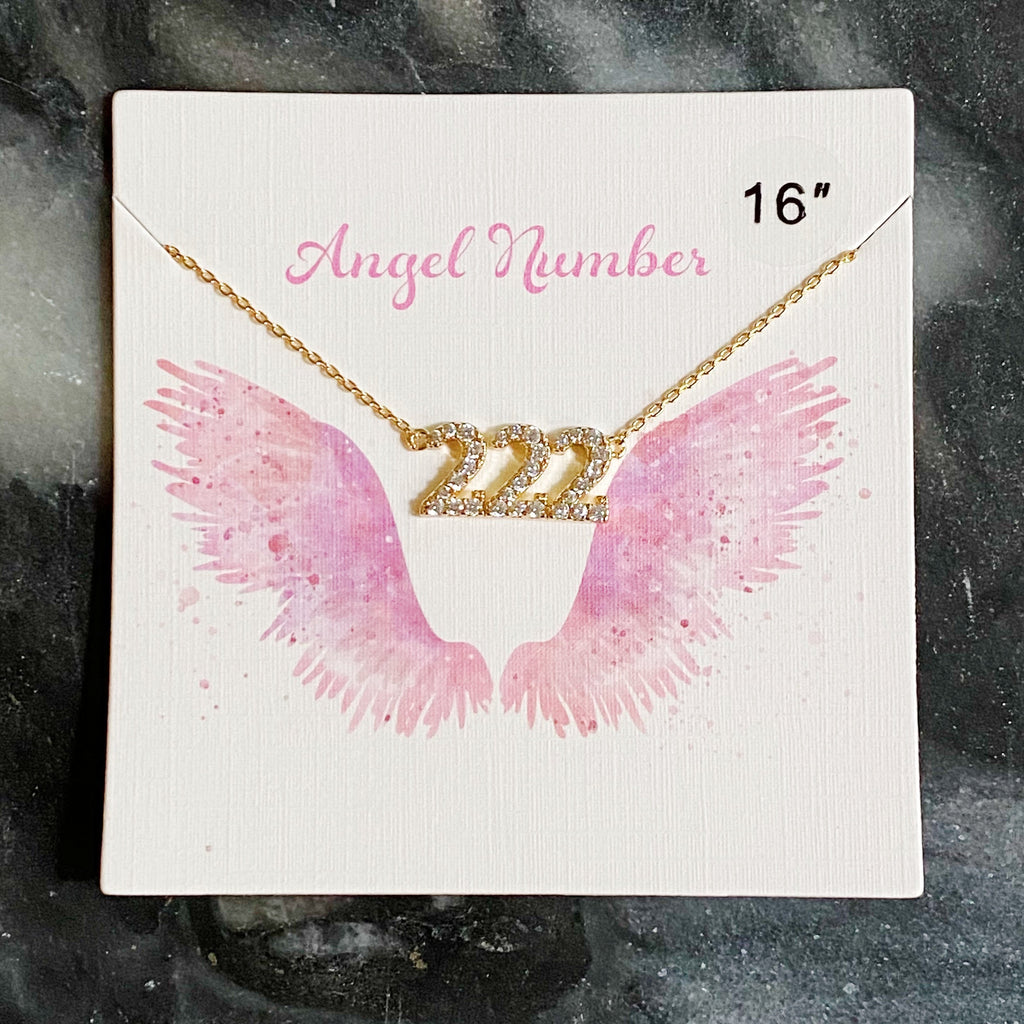 Dainty Angel Number Necklace