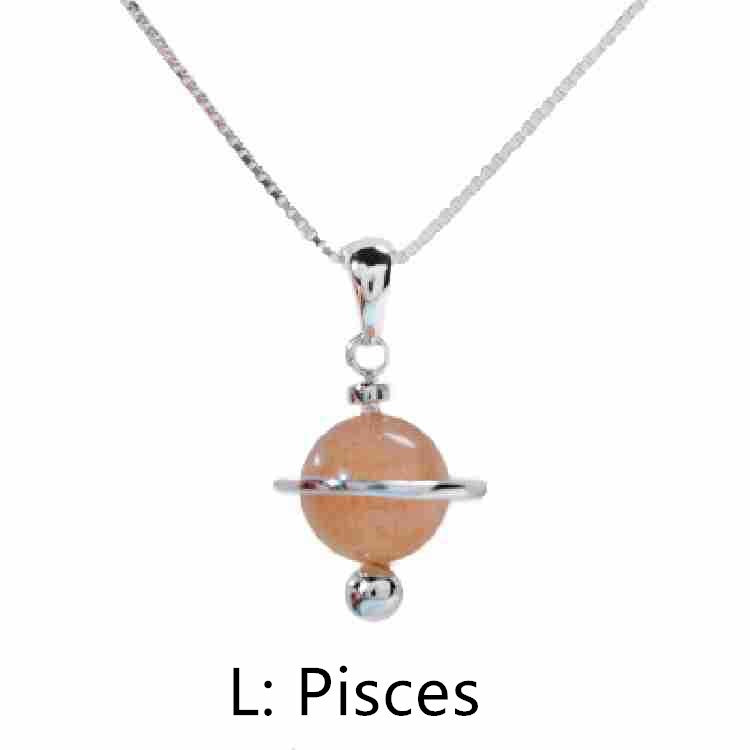 Astrology Birthstone Necklace in 925 Silver Custom