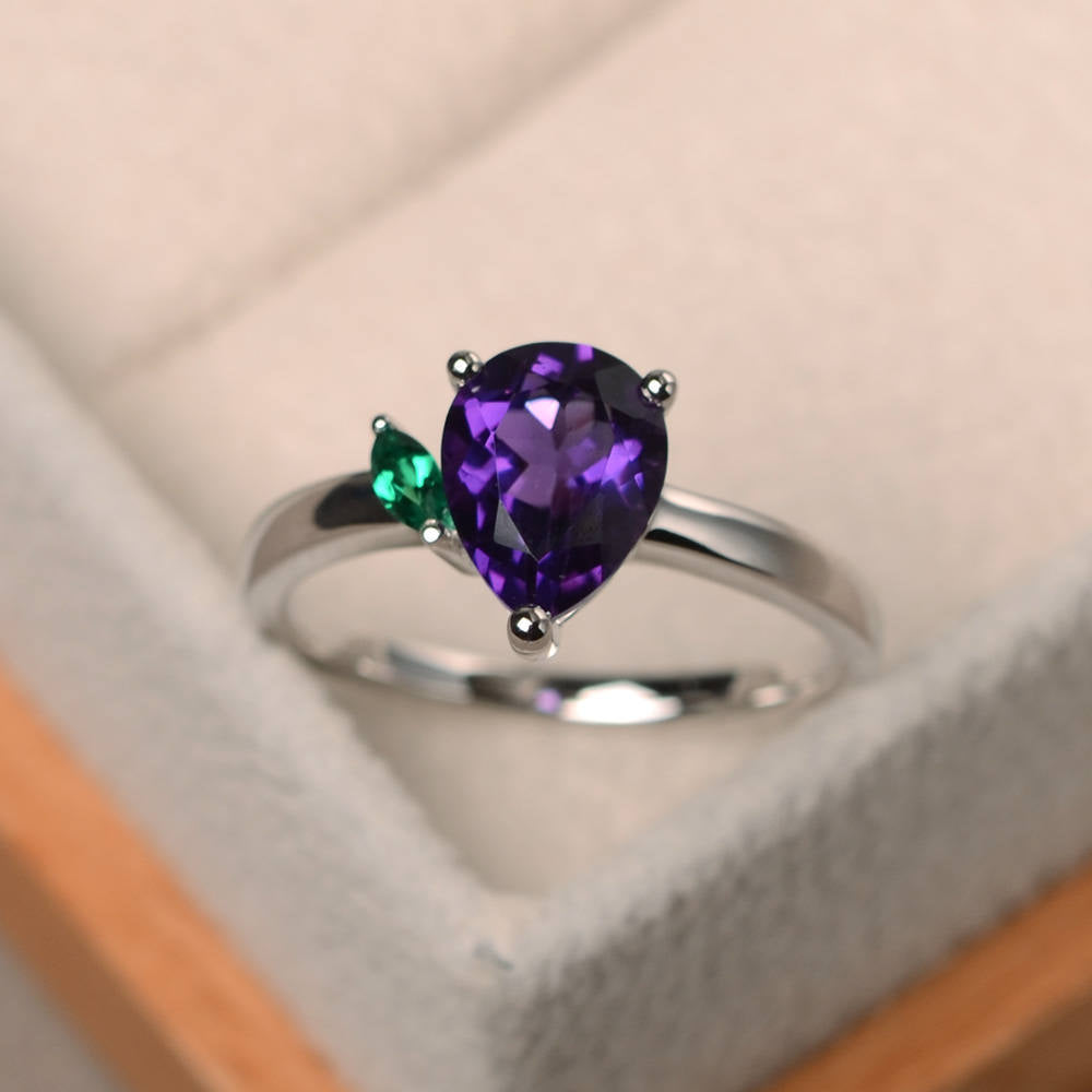 Birthstone Ring with Colorful Zircon | 925 Silver