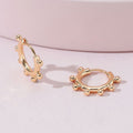 Dainty Huggie Hoop Earrings | Minimalist Gold Hoops for Women