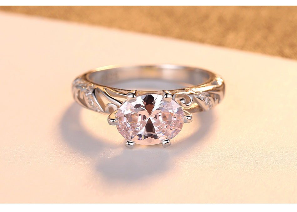 Egg-Shaped Minimalist Ring | S925 Silver