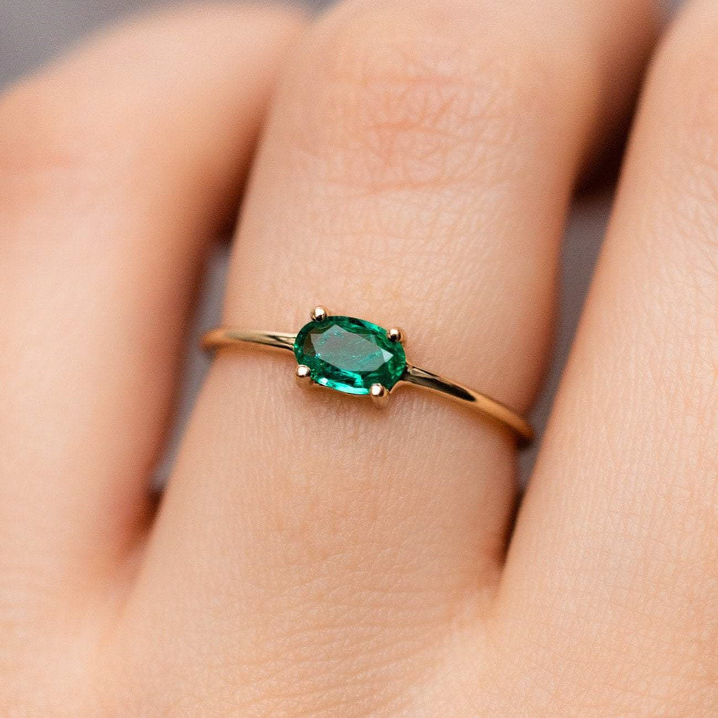 December Birthstone Ring | 18K Gold Stainless Steel