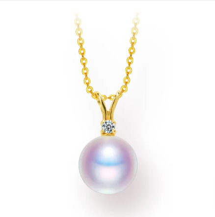 Lustrous Sea Pearl Pendant Necklace