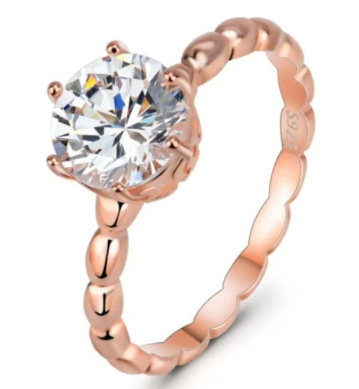 925 Silver Diamond Ring | Minimalist Design