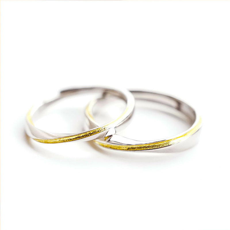 925 Silver Möbius Couples Ring | Minimalist Design
