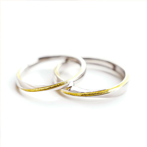 925 Silver Möbius Couples Ring | Minimalist Design