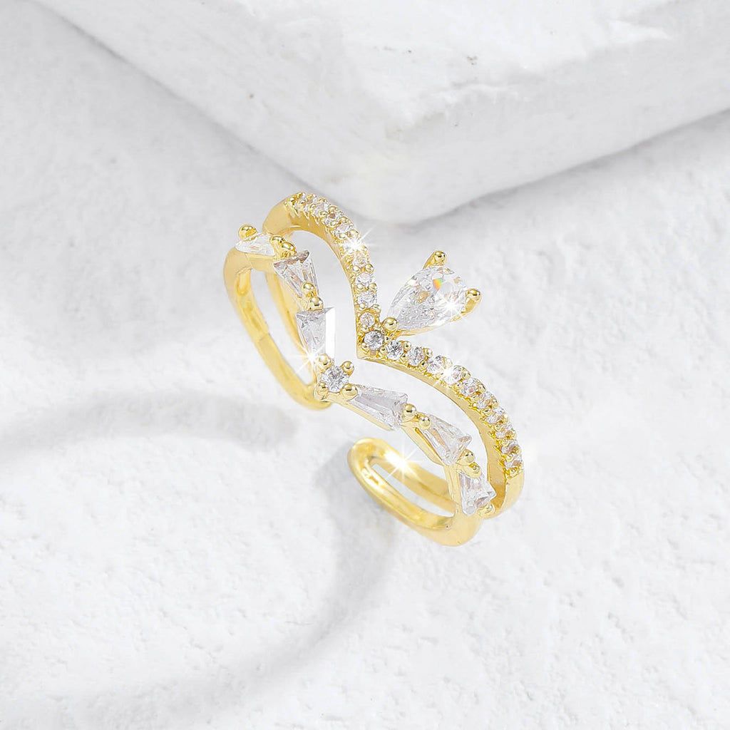 Minimalist Open Adjustable Ring for Women