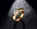 Zircon Engagement Wedding Ring | Trendy Minimalist