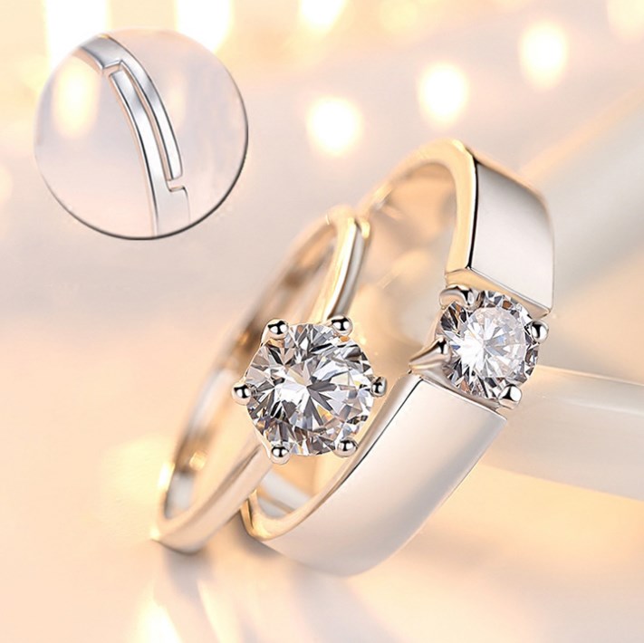 Single Diamond Engagement Ring | Couples Ring