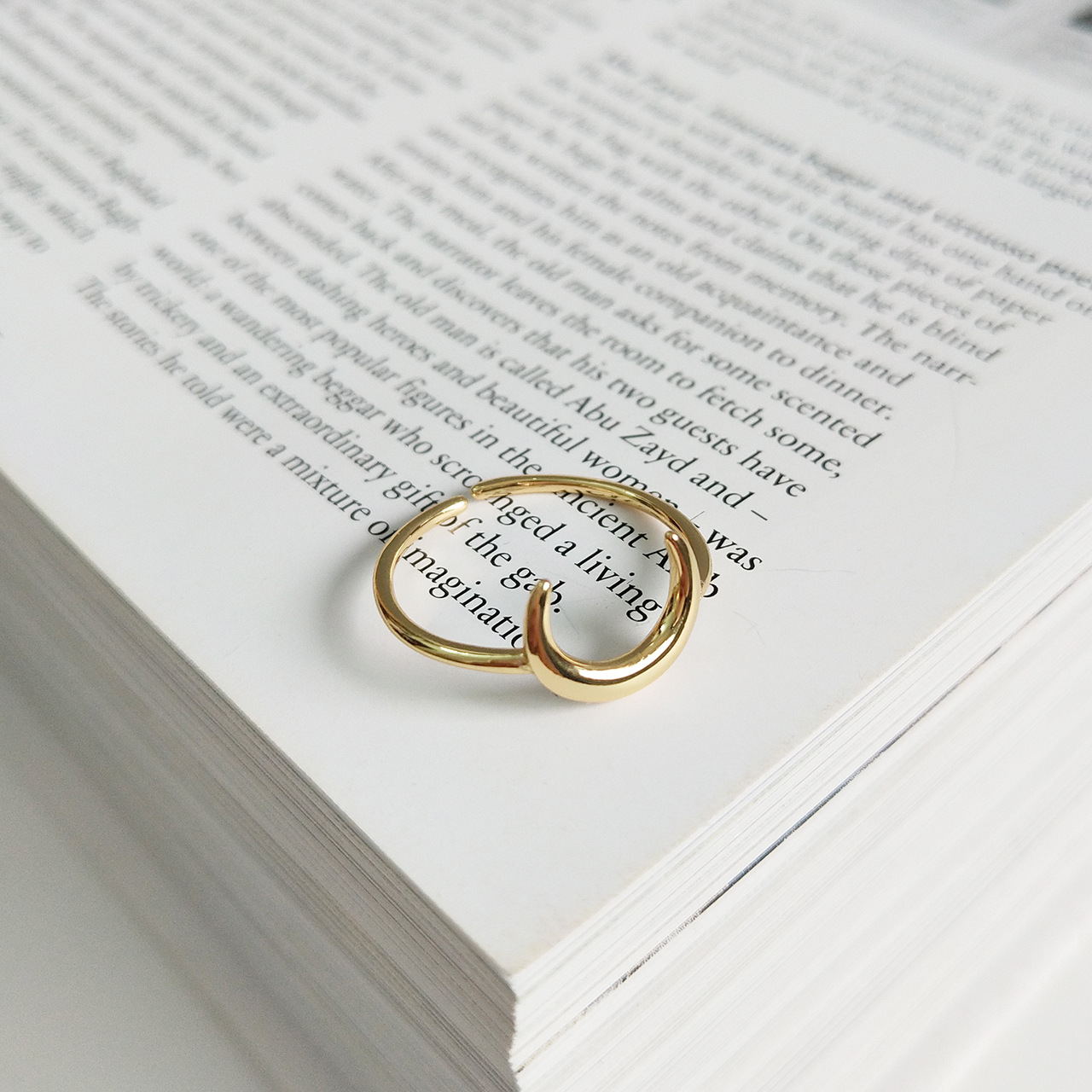 Unisex Silver Open Ring | Minimalist Design