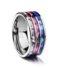 Colorful Tungsten Carbide Ring | 10MM Men's Fashion Ring