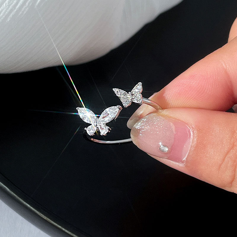 Dainty Butterfly Cuff Ring | Perfect Gift for Girls