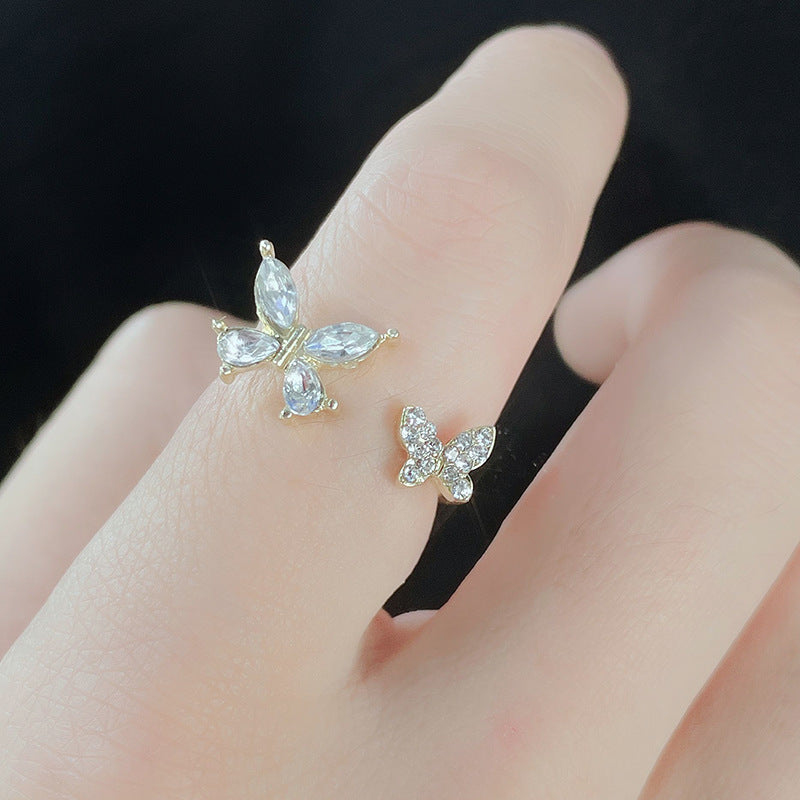 Dainty Butterfly Cuff Ring | Perfect Gift for Girls