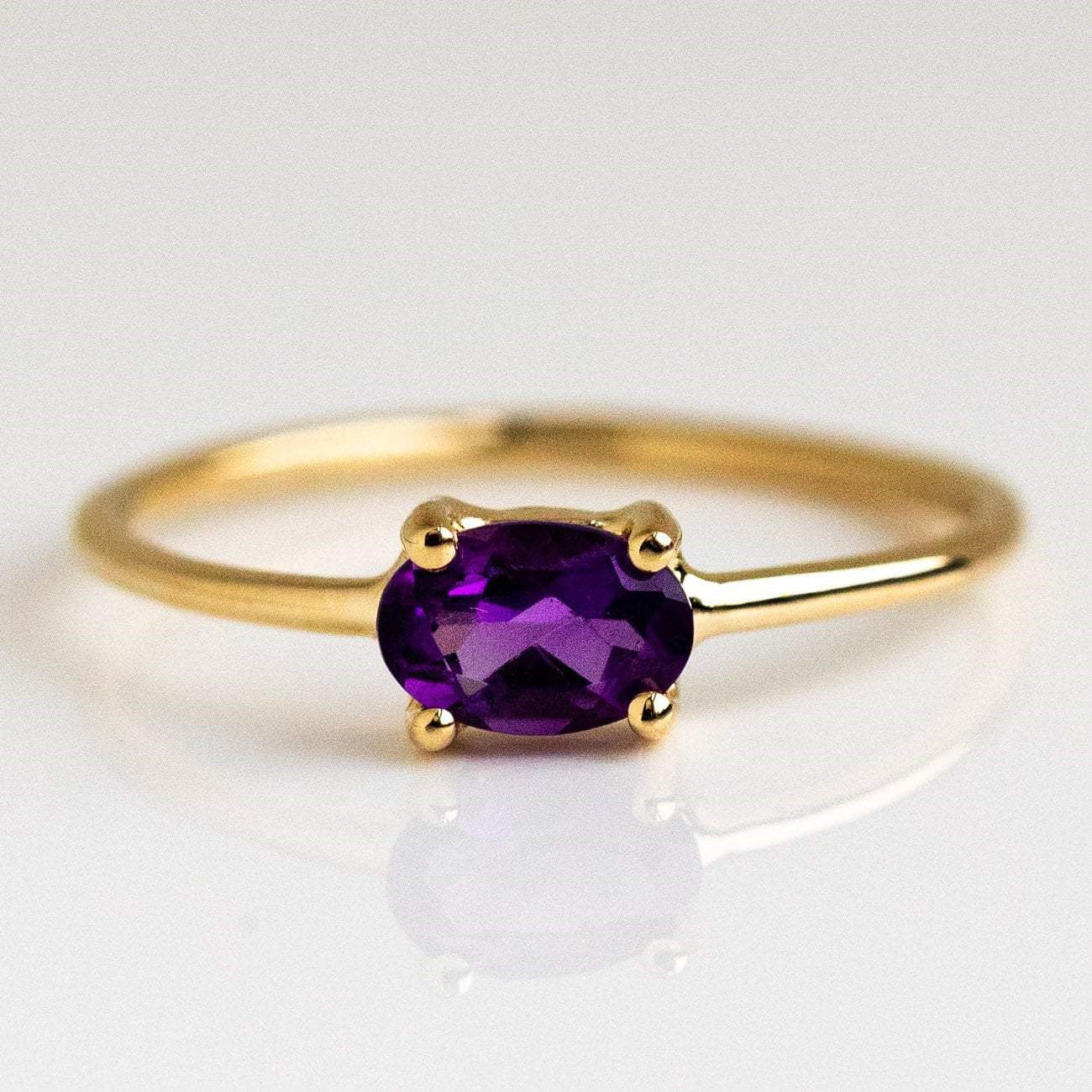December Birthstone Ring | 18K Gold Stainless Steel