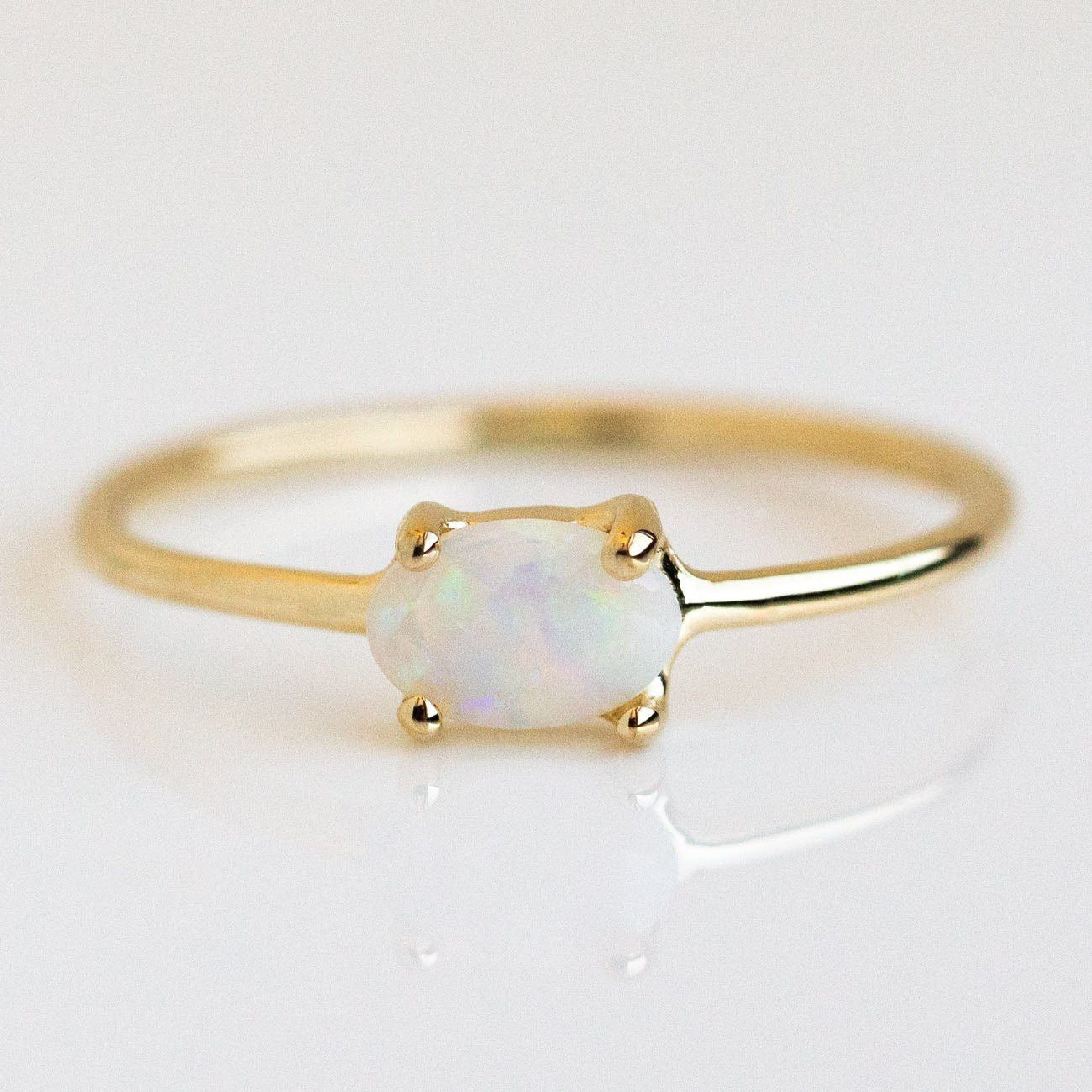 December Birthstone Ring | 18K Gold Stainless Steel