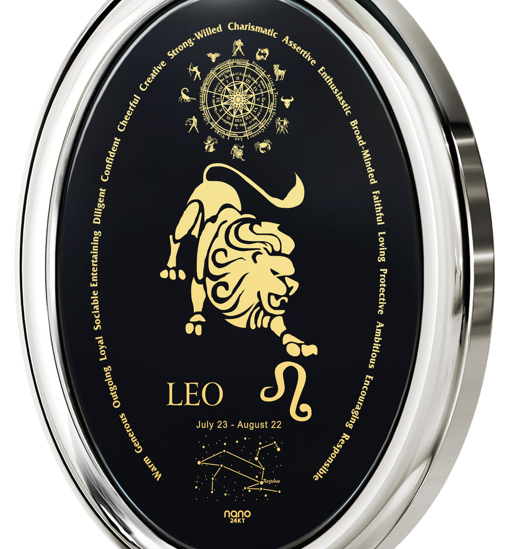 Leo Zodiac Necklace | Dainty Astrology Pendant for Women