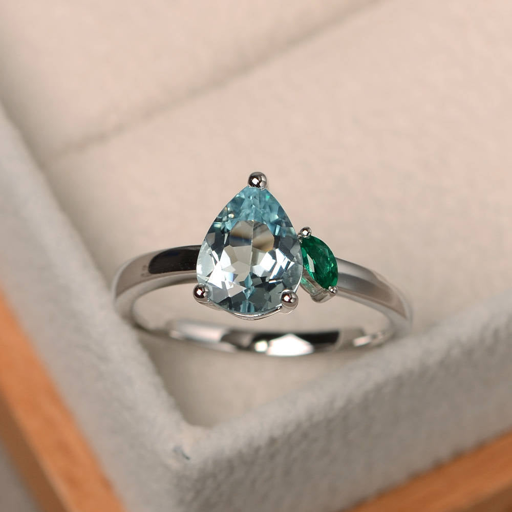 Birthstone Ring with Colorful Zircon | 925 Silver