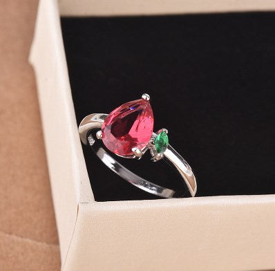 Birthstone Ring with Colorful Zircon | 925 Silver