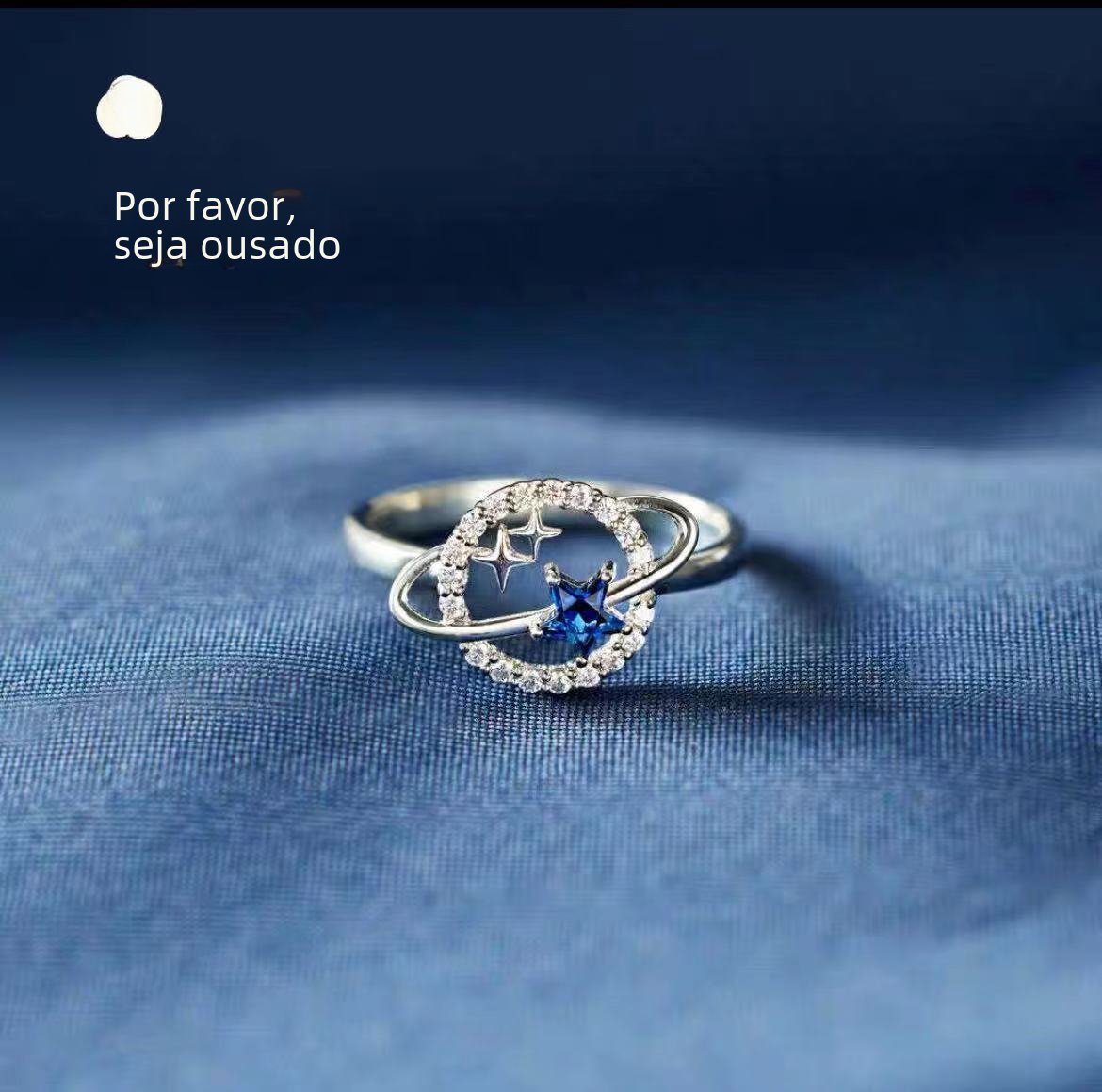 Saturn Ring | S925 Silver Minimalist Celestial Ring
