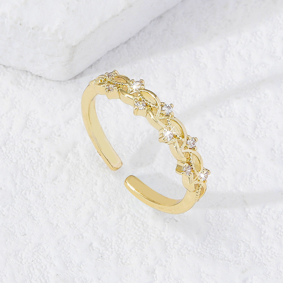 Minimalist Open Adjustable Ring for Women