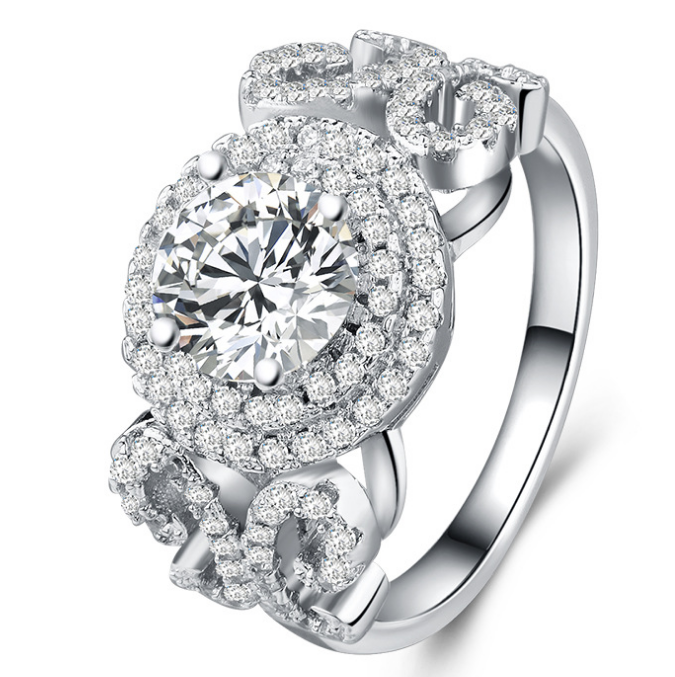 Zircon Engagement Ring | Women's Diamond Ring