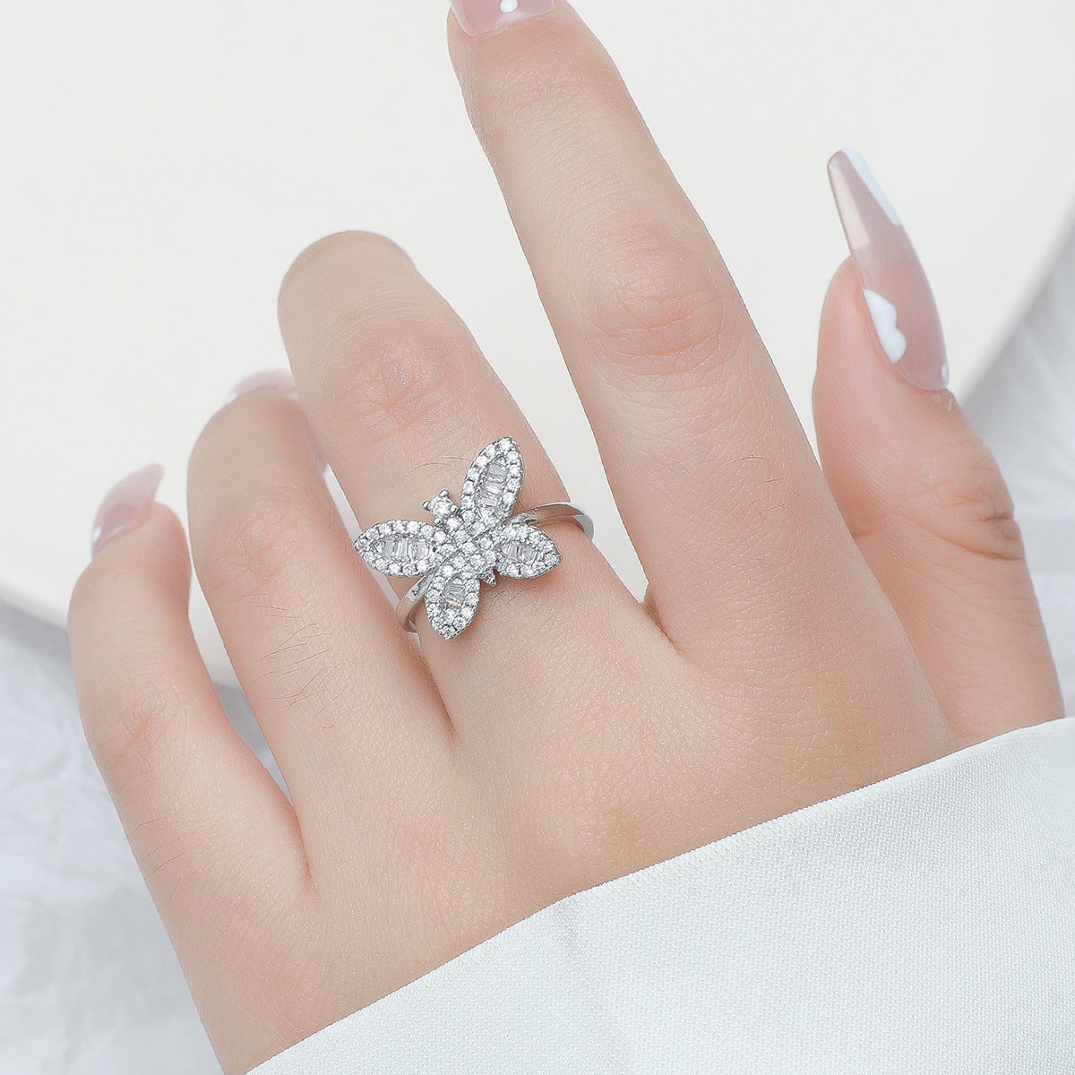 Minimalist Open Adjustable Ring for Women