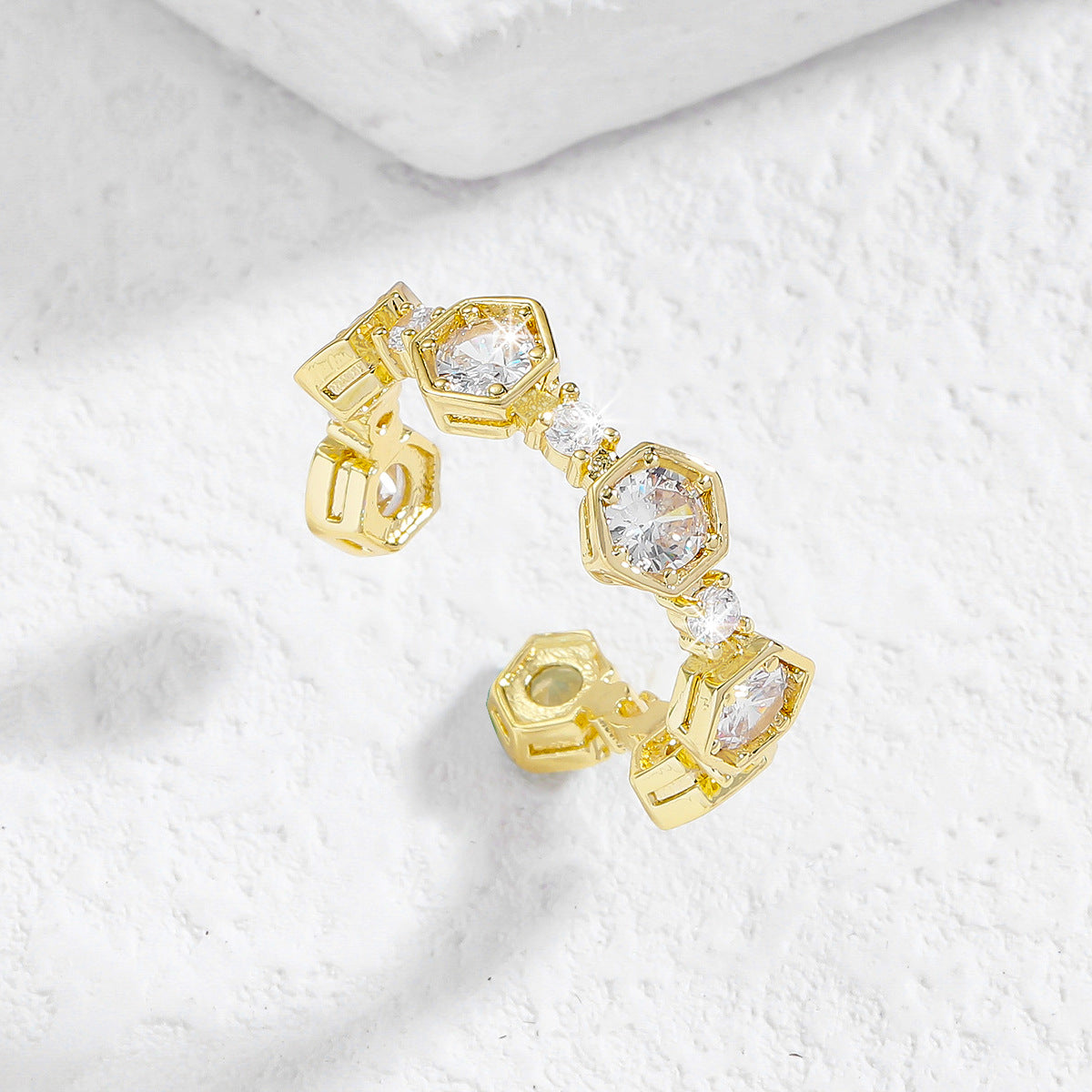 Minimalist Open Adjustable Ring for Women