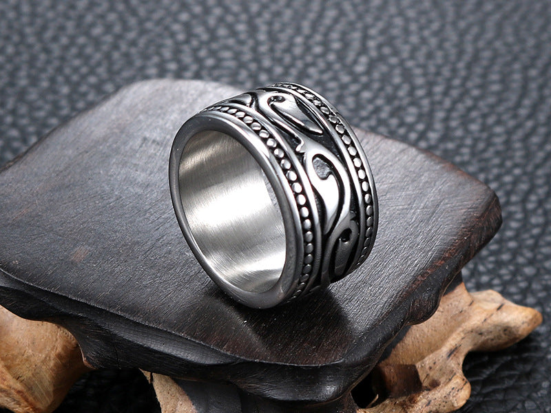 Totem Vintage Punk Ring | Stainless Steel