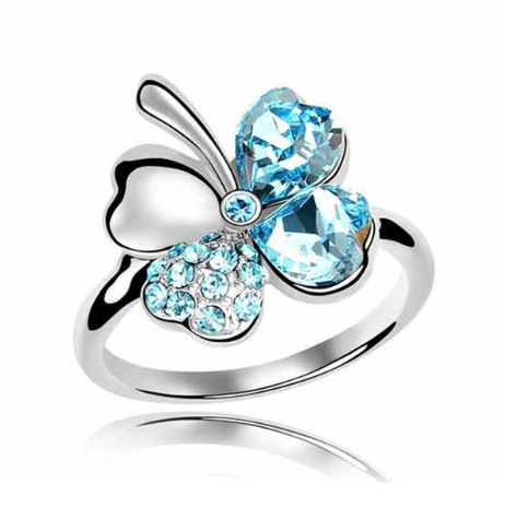 Clover Couple Ring | Adjustable Tail Ring