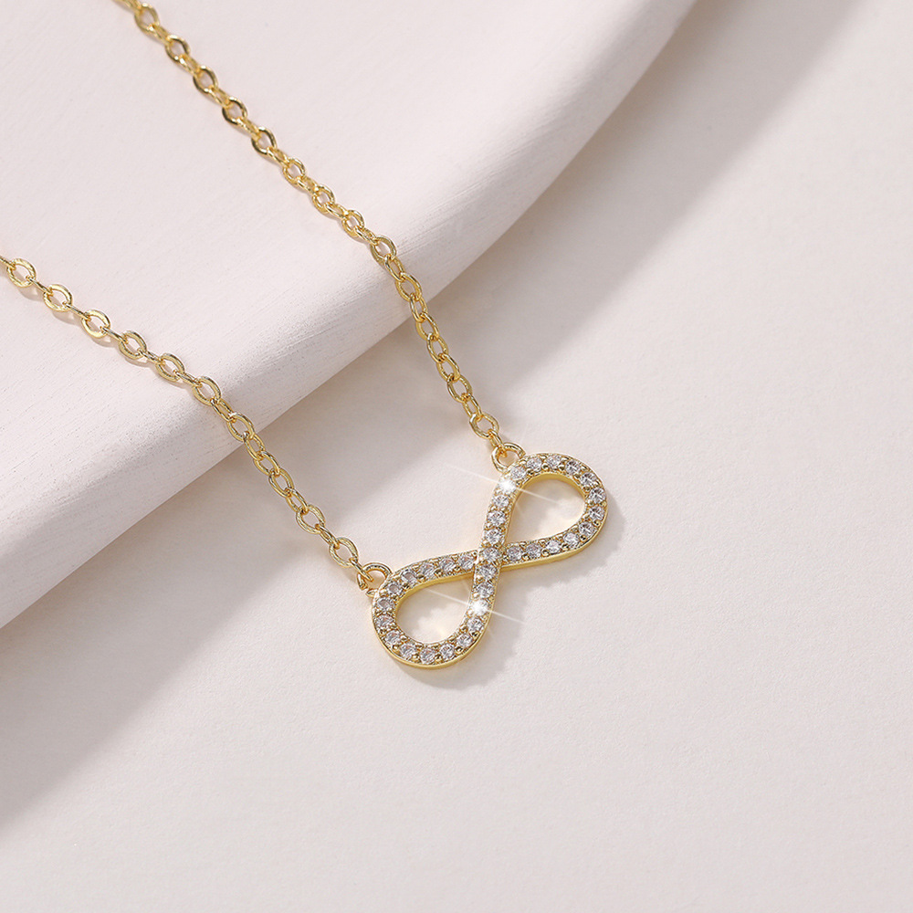 Infinity Pendant Necklace | Minimalist Gold & Silver