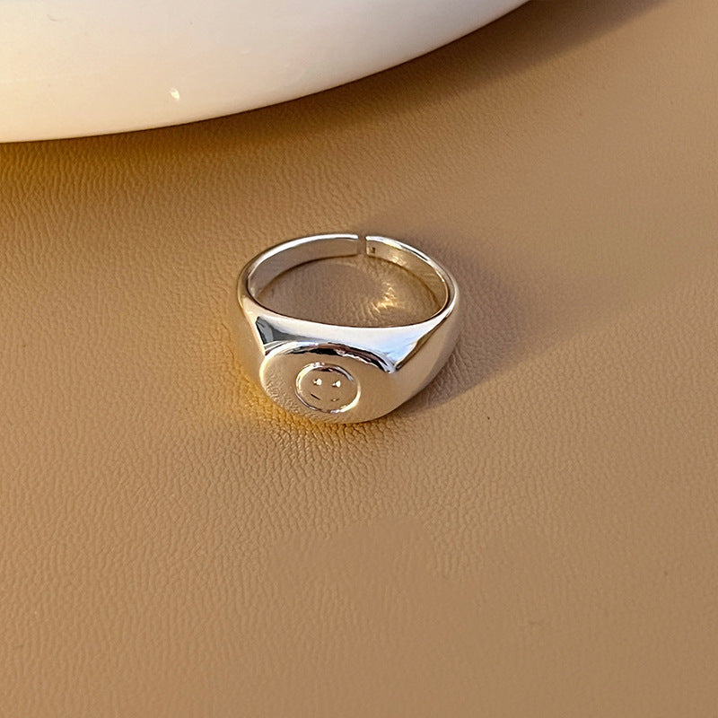 Minimalist Smooth Open Ring for Women