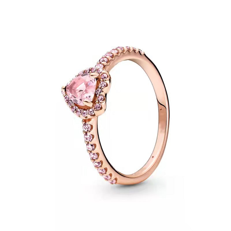 Spring Heart Ring | Geometric Minimalist Design