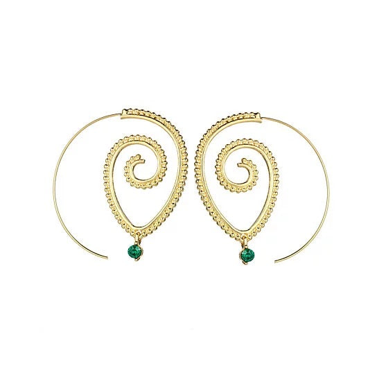 Summer Hoop Earrings Set | 2 Pairs of Trendy Gold Hoops