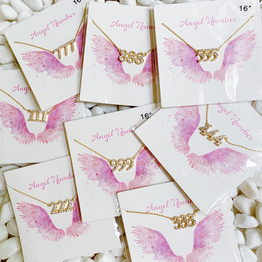 Dainty Angel Number Necklace