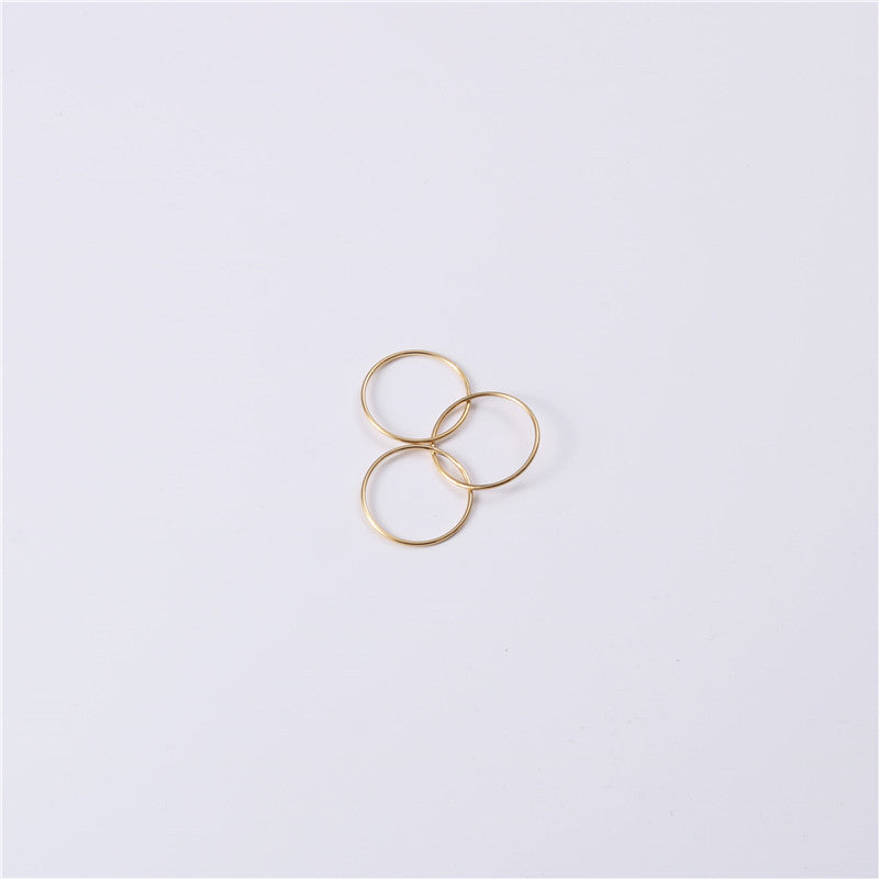 Minimalist Multi-Ring Fashion Statement Ring