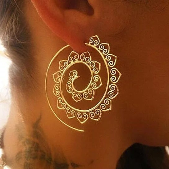 Summer Hoop Earrings Set | 2 Pairs of Trendy Gold Hoops