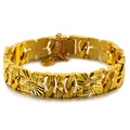 Personalized Gold Geometric Bracelet for Men | Custom Men's Jewelry
